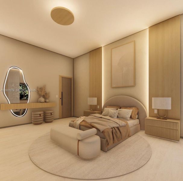 Furnished interior view inside a new home in , Lighthouse Point (Image 4).