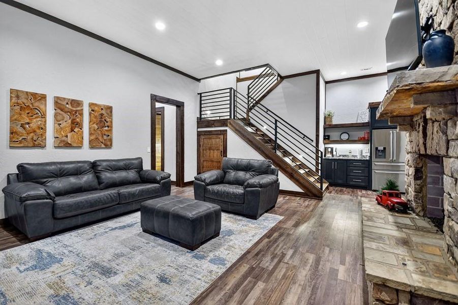 Furnished interior view inside a new home in , Mineral Bluff (Image 54).