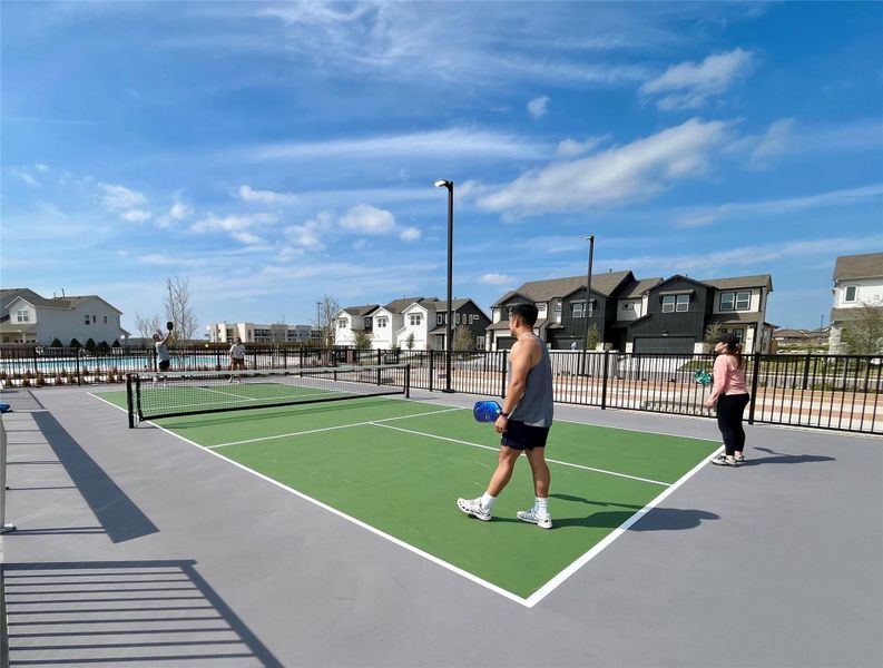 Pickleball court