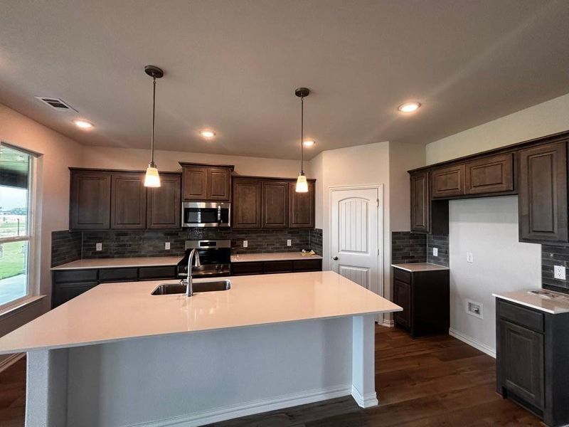 Furnished interior view inside a new home in Hillview Addition, Decatur (Image 5).
