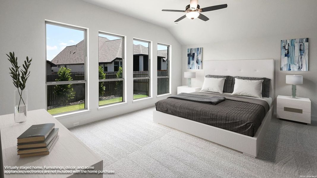 Furnished interior view inside a new home in Veramendi, New Braunfels (Image 15).