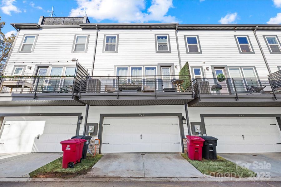 Exterior details and patio area of a home in Parkside Commons, Davidson (Image 4). Exterior details and patio area of a home in Parkside Commons, Davidson (Image 4).