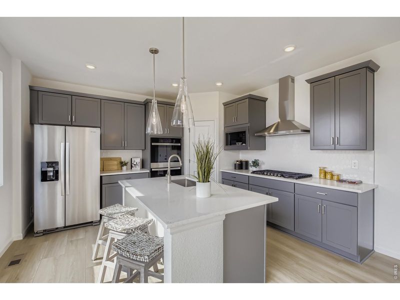 Furnished interior view inside a new home in Country Club Reserve, Fort Collins (Image 8).