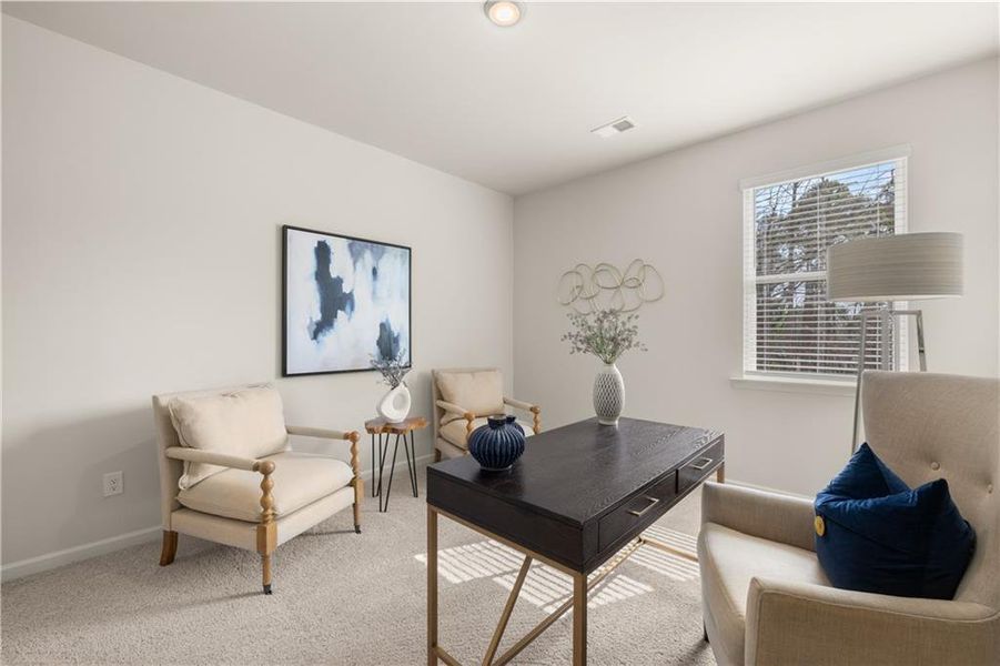 Furnished interior view inside a new home in Alcovy Village, Lawrenceville (Image 67).