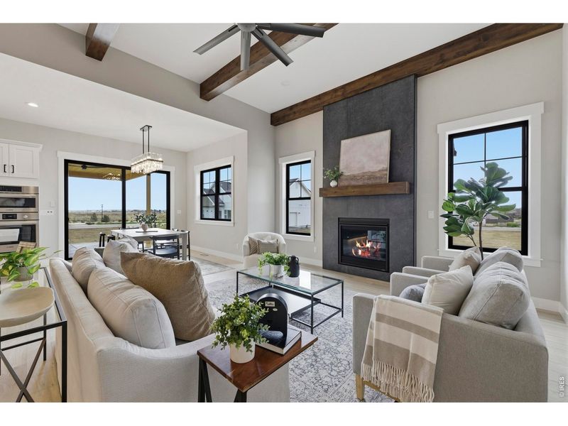 Furnished interior view inside a new home in , Berthoud (Image 10).