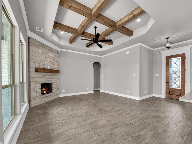 Spacious, unfurnished interior of a new home in , Azle (Image 17). Spacious, unfurnished interior of a new home in , Azle (Image 17).