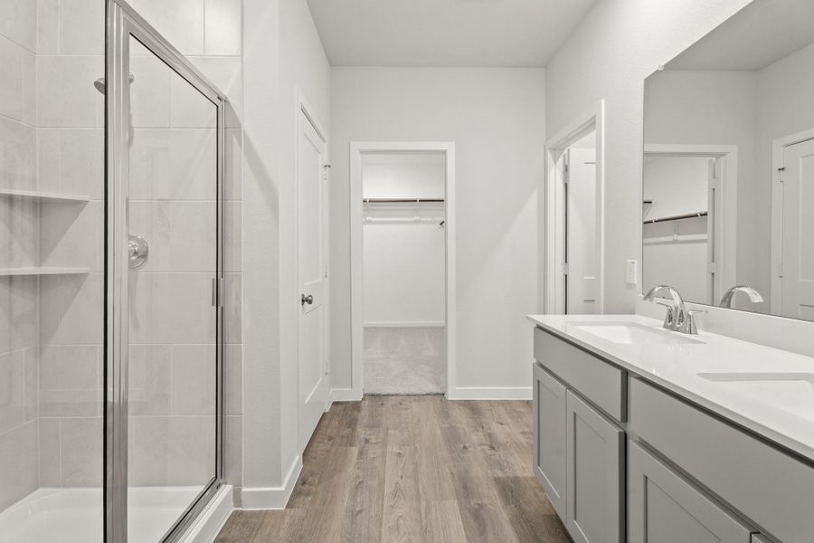 Furnished interior view inside a new home in Trails at Woodhaven, La Marque (Image 10).