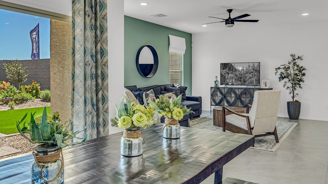 Furnished interior view inside a new home in Blackhawk, Tucson (Image 11).