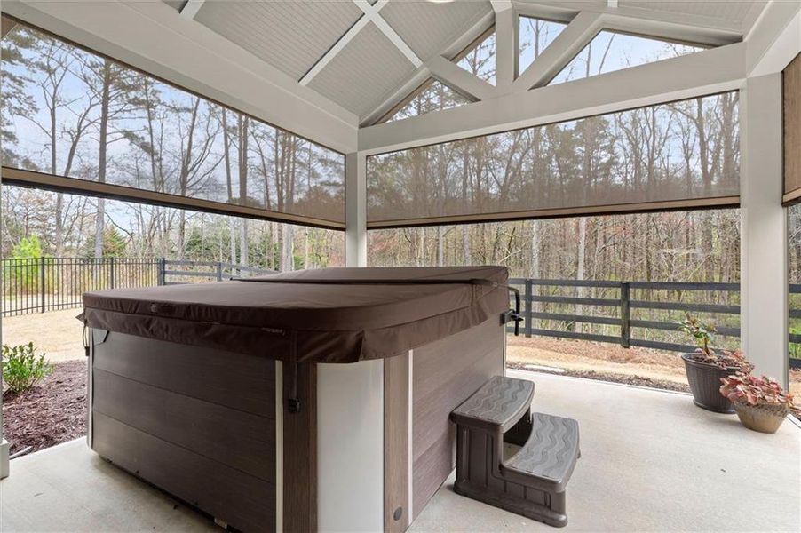 Exterior details and patio area of a home in , Woodstock (Image 30).