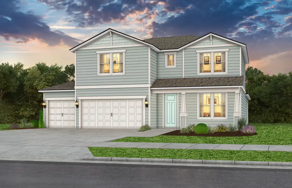 Representative exterior photo of a completed home built from the Whitestone Select by Pulte Homes in Joseph Oaks, Jacksonville, FL (Image 18).
