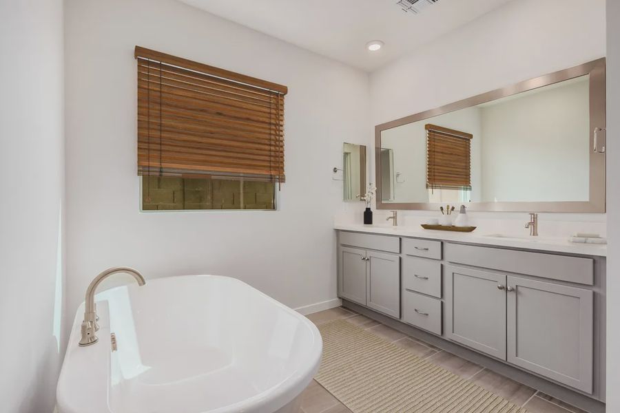 Representative furnished interior of a home built from the Desert Rose by Elliott Homes in Forté at Granite Vista, Waddell (Image 11). Representative furnished interior of a home built from the Desert Rose by Elliott Homes in Forté at Granite Vista, Waddell (Image 11).