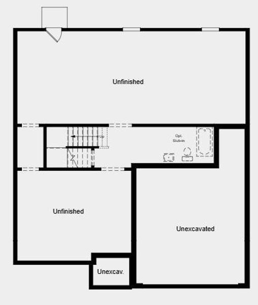 2D floor plan layout of this home in Bennett Farm, Loganville, GA (Image 3).