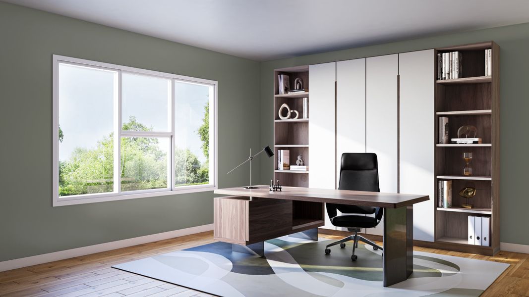 Furnished interior view inside a new home in Canterra Creek  60', Rosharon (Image 8).