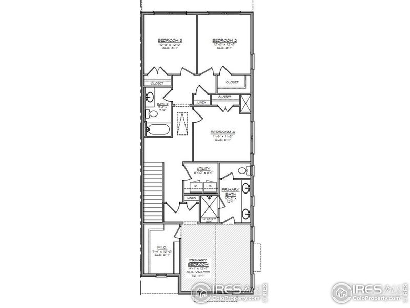 2D floor plan layout of this home in Westerly, Erie, CO (Image 5).