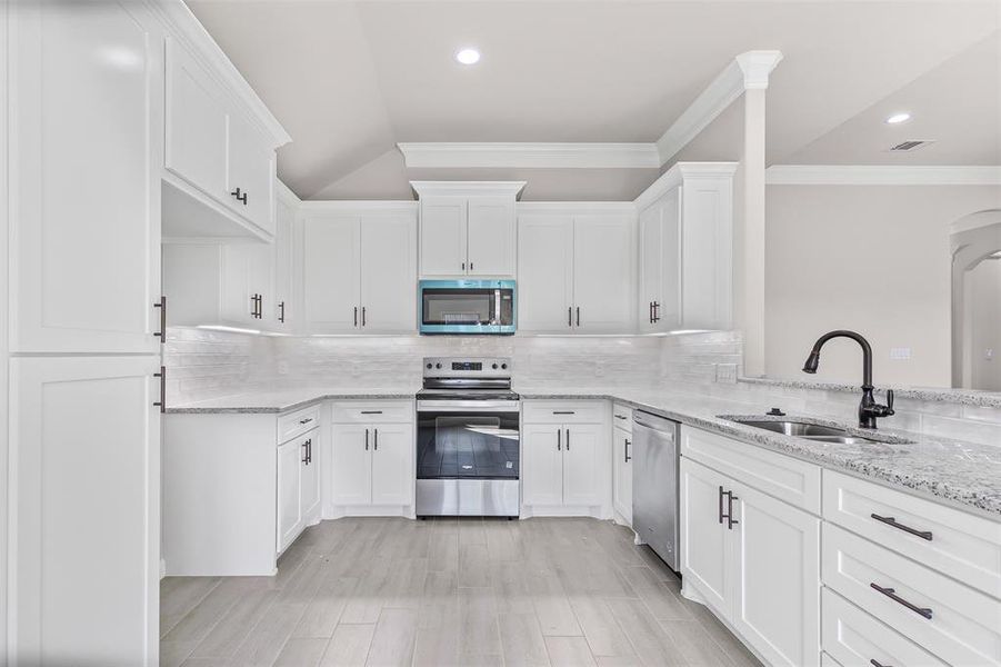 Furnished interior view inside a new home in , Springtown (Image 7).