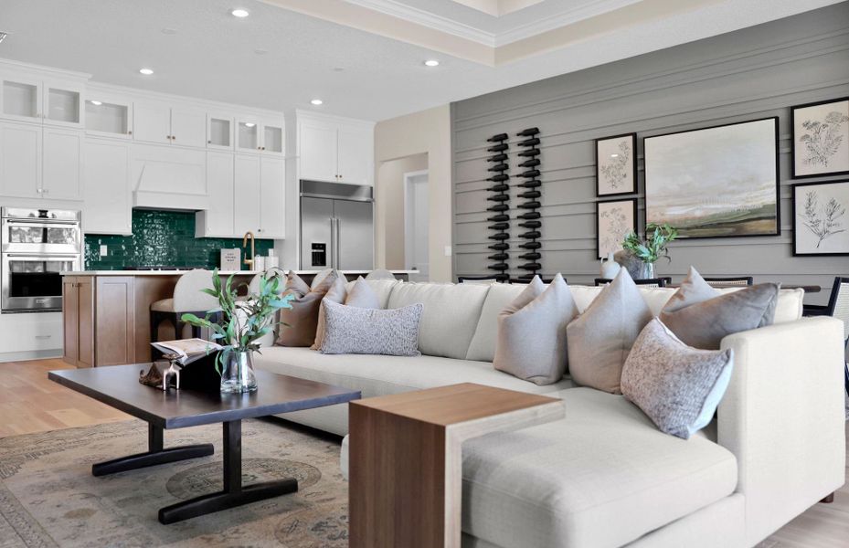 Representative furnished interior of a home built from the Mahogany Grand by Pulte Homes in The Landings at Saint Johns, St. Johns (Image 10).