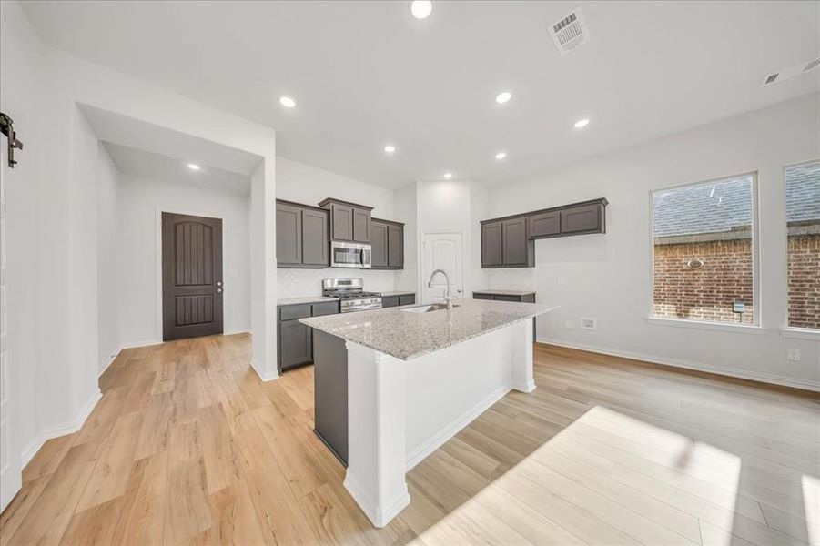 Furnished interior view inside a new home in Liberty Pointe, Gainesville (Image 14). Furnished interior view inside a new home in Liberty Pointe, Gainesville (Image 14).