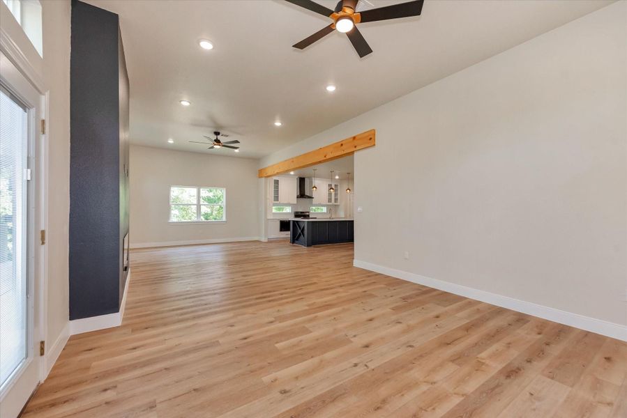 Living and dining area