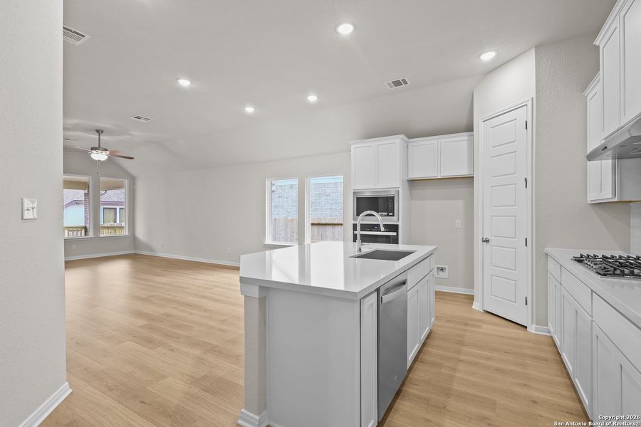 Furnished interior view inside a new home in Veramendi, New Braunfels (Image 6).
