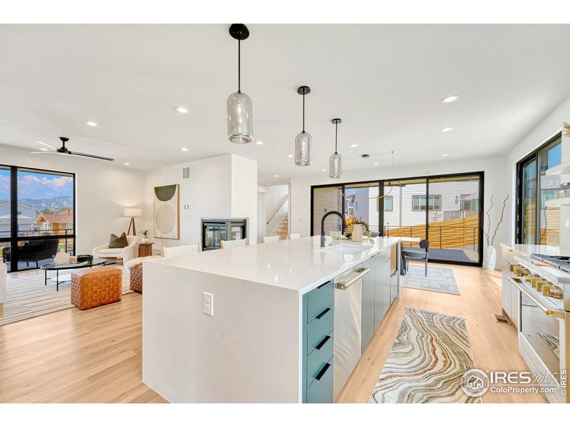 Mountain Views From Kitchen. Main Level