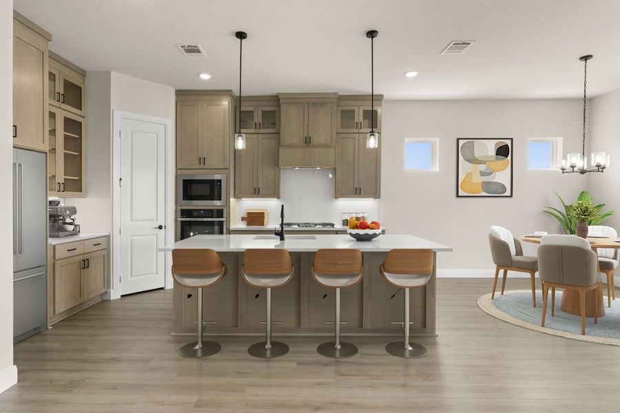 Furnished interior view inside a new home in Ten Mile Creek, Celina (Image 7).