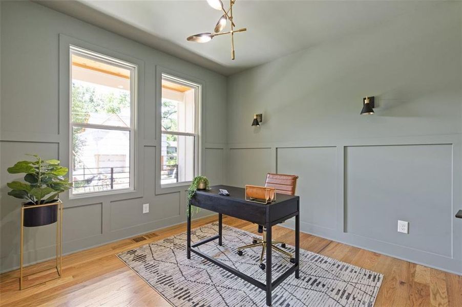 Furnished interior view inside a new home in , Scottdale (Image 18). Furnished interior view inside a new home in , Scottdale (Image 18).