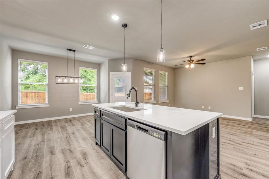 Furnished interior view inside a new home in , Wolfe City (Image 6).