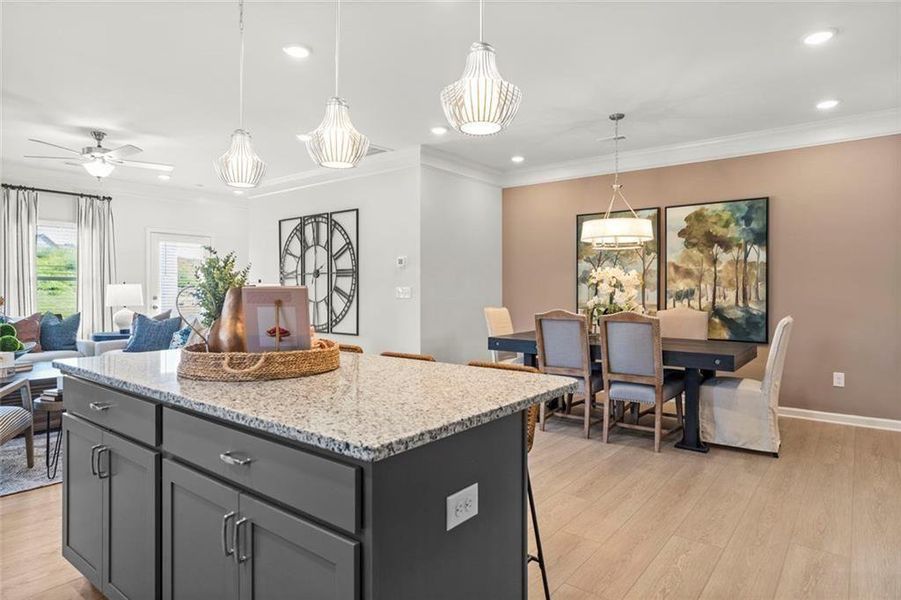 Furnished interior view inside a new home in Laurel Creek, Calhoun (Image 14).