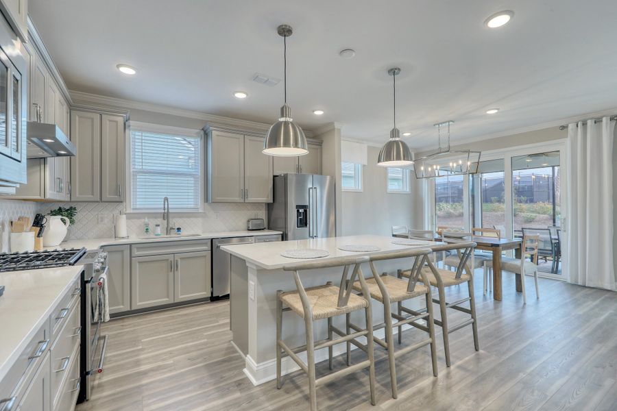 Furnished interior view inside a new home in Nexton, Summerville (Image 3). Furnished interior view inside a new home in Nexton, Summerville (Image 3).