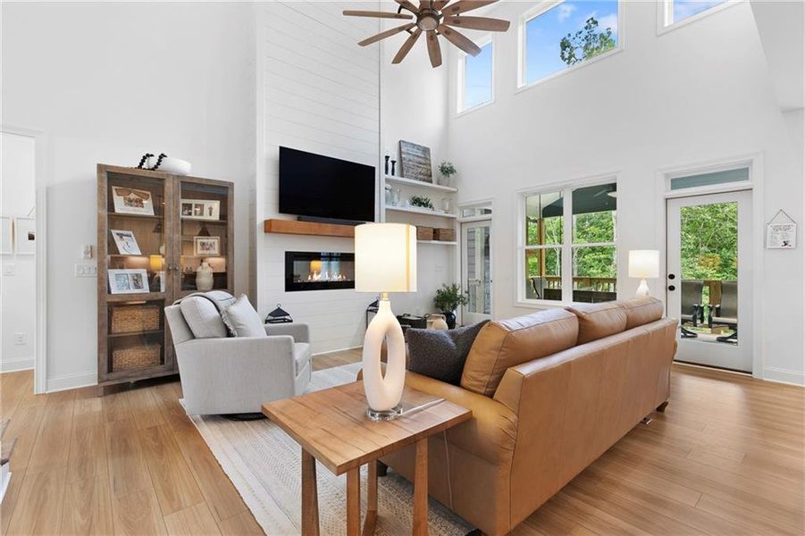 Furnished interior view inside a new home in , Cartersville (Image 42). Furnished interior view inside a new home in , Cartersville (Image 42).