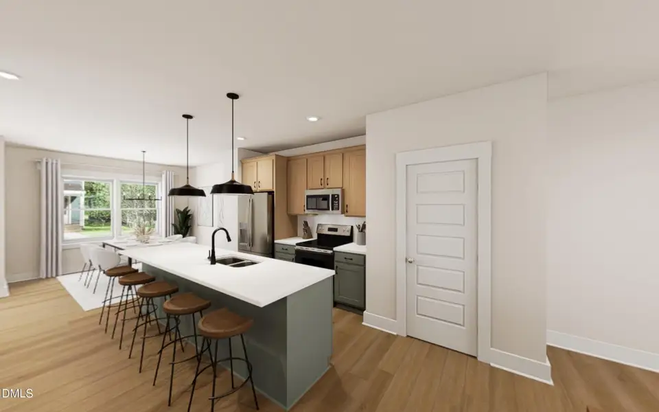 Kitchen with Dirty Martinit Interior Kitchen with Dirty Martinit Interior