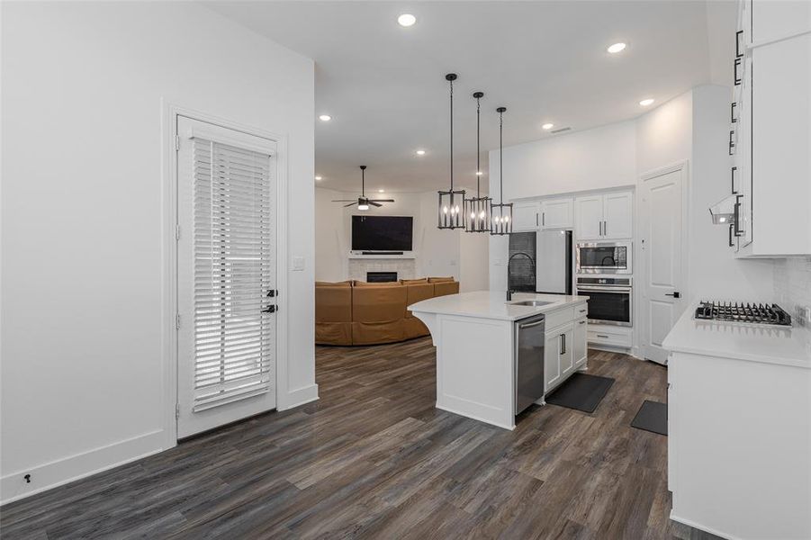 Furnished interior view inside a new home in , McKinney (Image 19).