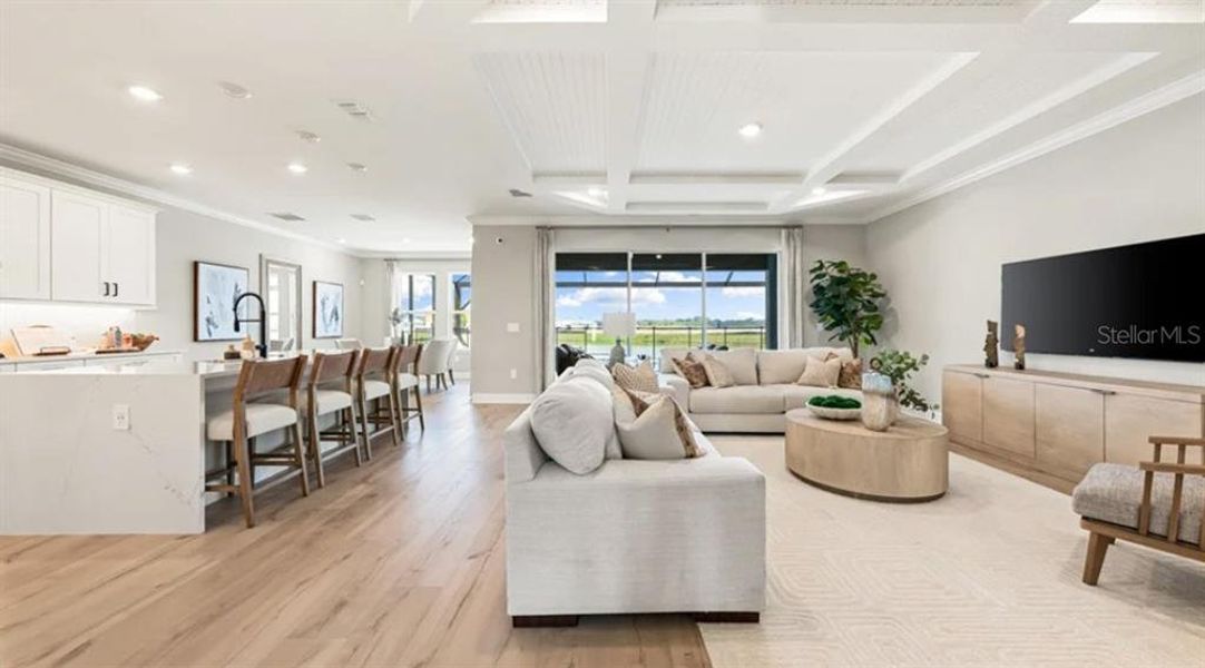 Furnished interior view inside a new home in Firethorn, Parrish (Image 5).