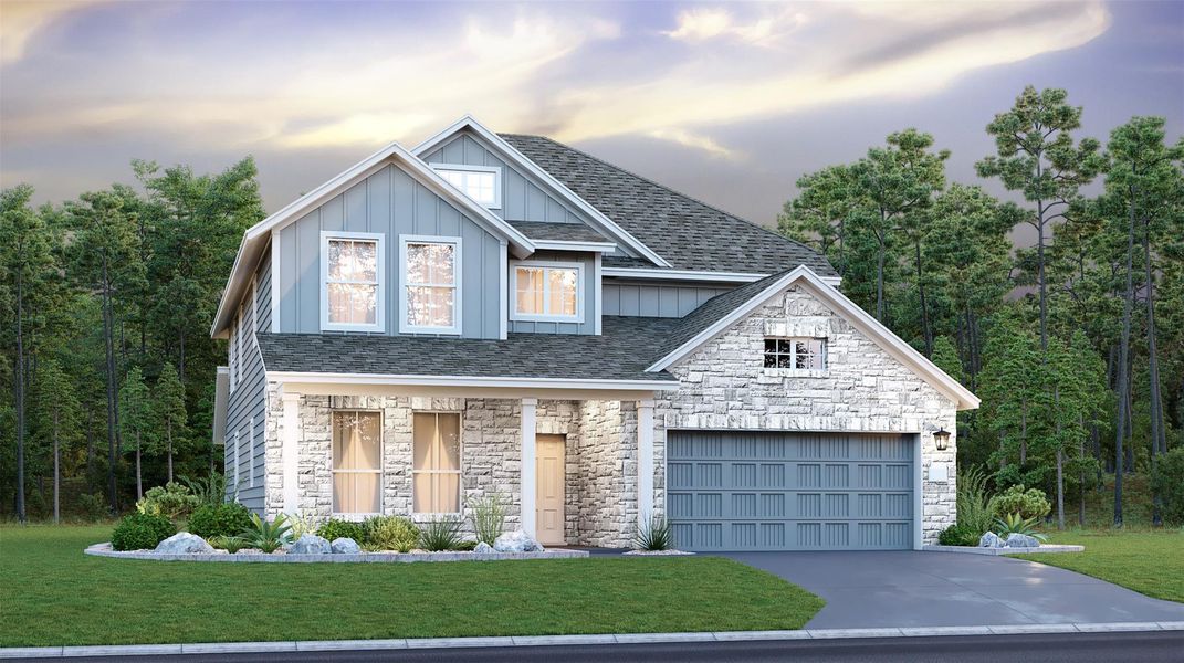 The Baveno- rendered photo, home is under construction The Baveno- rendered photo, home is under construction