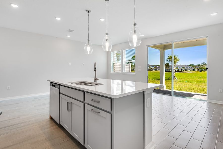 Furnished interior view inside a new home in Cherry Elm at SilverLeaf, St. Augustine (Image 7). Furnished interior view inside a new home in Cherry Elm at SilverLeaf, St. Augustine (Image 7).