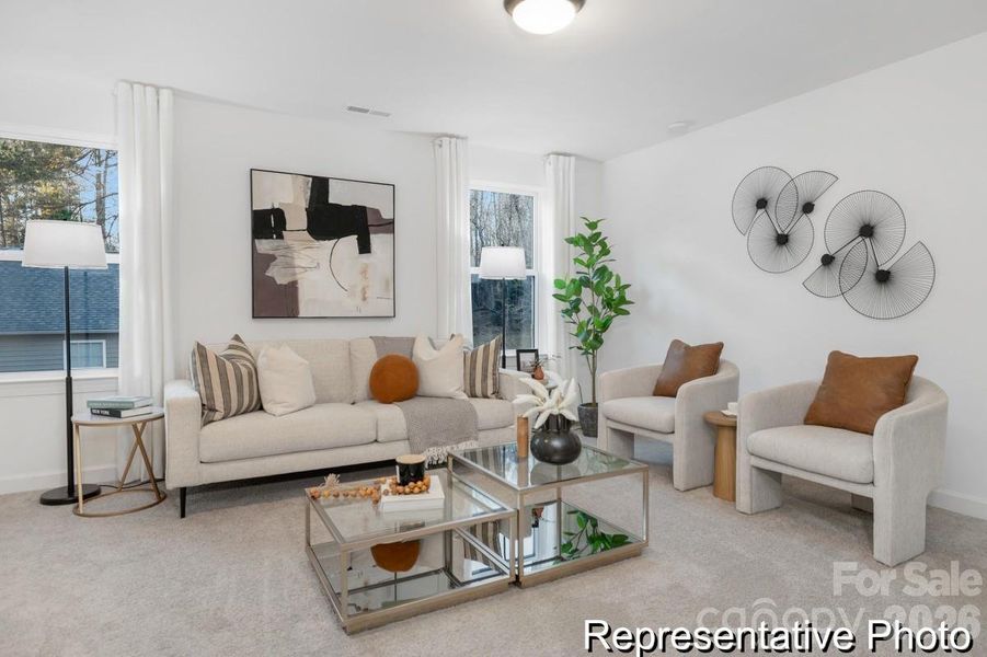 Furnished interior view inside a new home in Shay Crossing, Salisbury (Image 12).