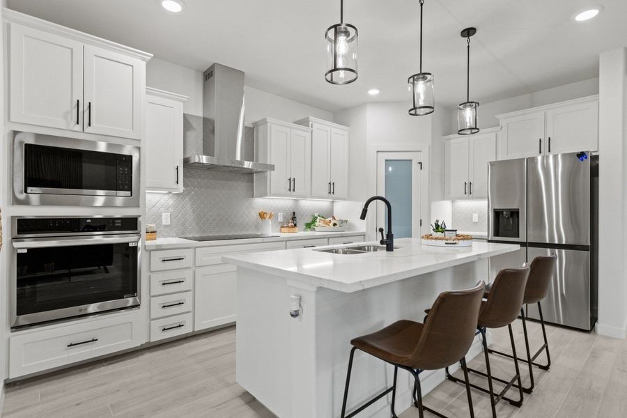 Representative furnished interior of a home built from the Duranta by Hakes Brothers in Paloma Ranch, Harlingen (Image 8).