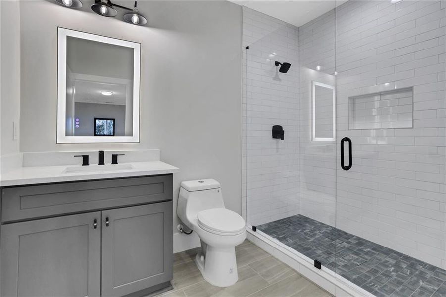 Furnished interior view inside a new home in , Milton (Image 52).