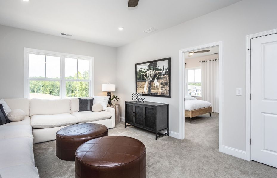 Furnished interior view inside a new home in Lewiston Meadows, Greensboro (Image 12).