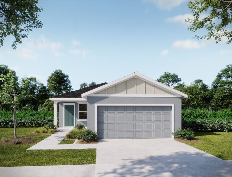 Representative exterior photo of a completed home built from the Ventura by Maronda Homes in Malabar Springs, Palm Bay, FL (Image 5).