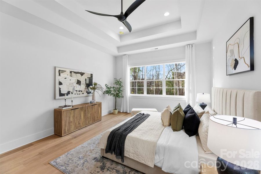 Furnished interior view inside a new home in , Charlotte (Image 17).