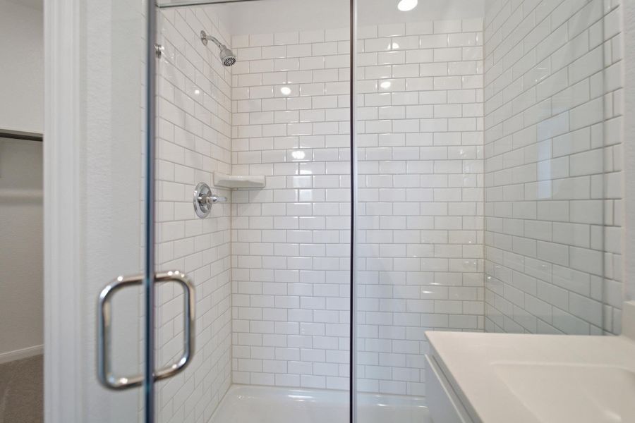 Close-up of interior finishes inside a home in Municipal Drive Townhomes, Leander (Image 17).