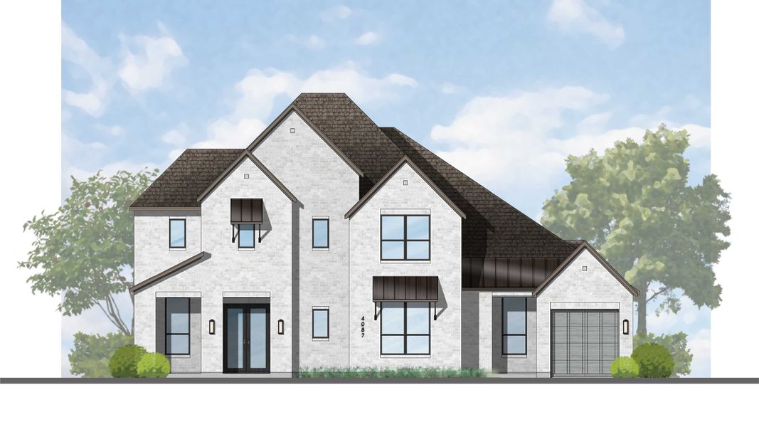 Representative rendering of the exterior for the Siena by Highland Homes (Image 6). Representative rendering of the exterior for the Siena by Highland Homes (Image 6).