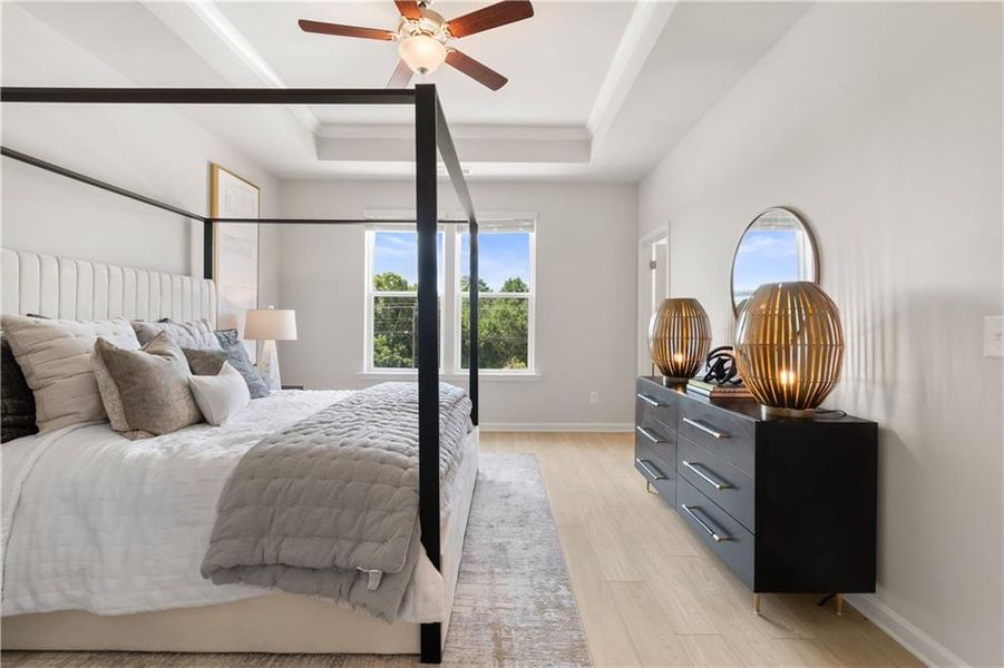 Furnished interior view inside a new home in Silverock, McDonough (Image 46).