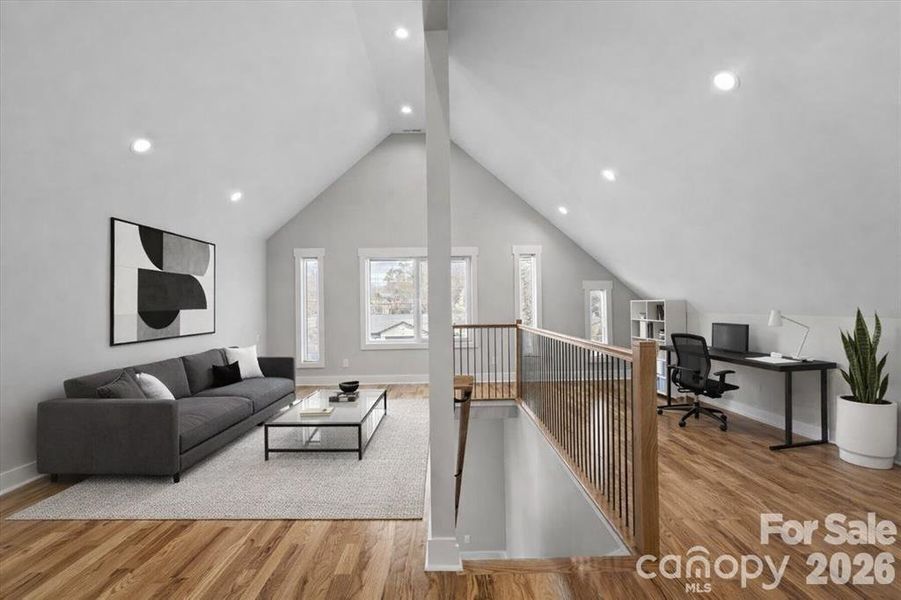 Furnished interior view inside a new home in , Hickory (Image 9).