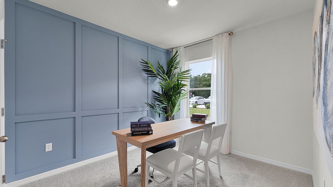 Representative furnished interior of a home built from the HARPER by D.R. Horton in Wynwood, Ocoee (Image 12).