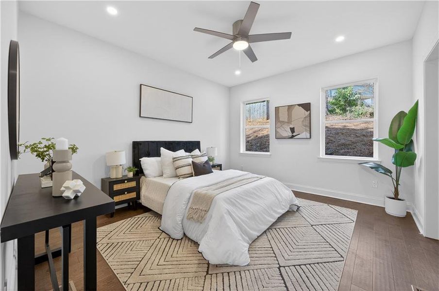 Furnished interior view inside a new home in , Buford (Image 6).