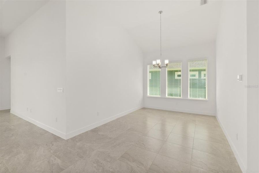 Dining Room w/Large Windows