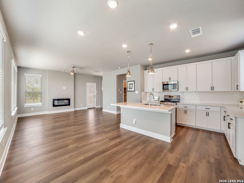 Furnished interior view inside a new home in Stillwater Ranch, San Antonio (Image 10).