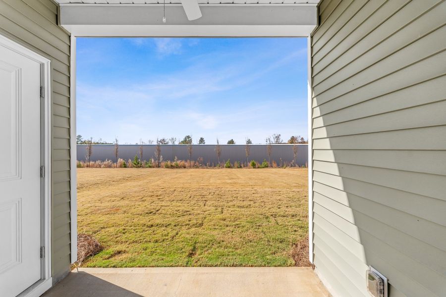 Exterior details and patio area of a home in Tucker Ridge, Pendleton (Image 3). Exterior details and patio area of a home in Tucker Ridge, Pendleton (Image 3).